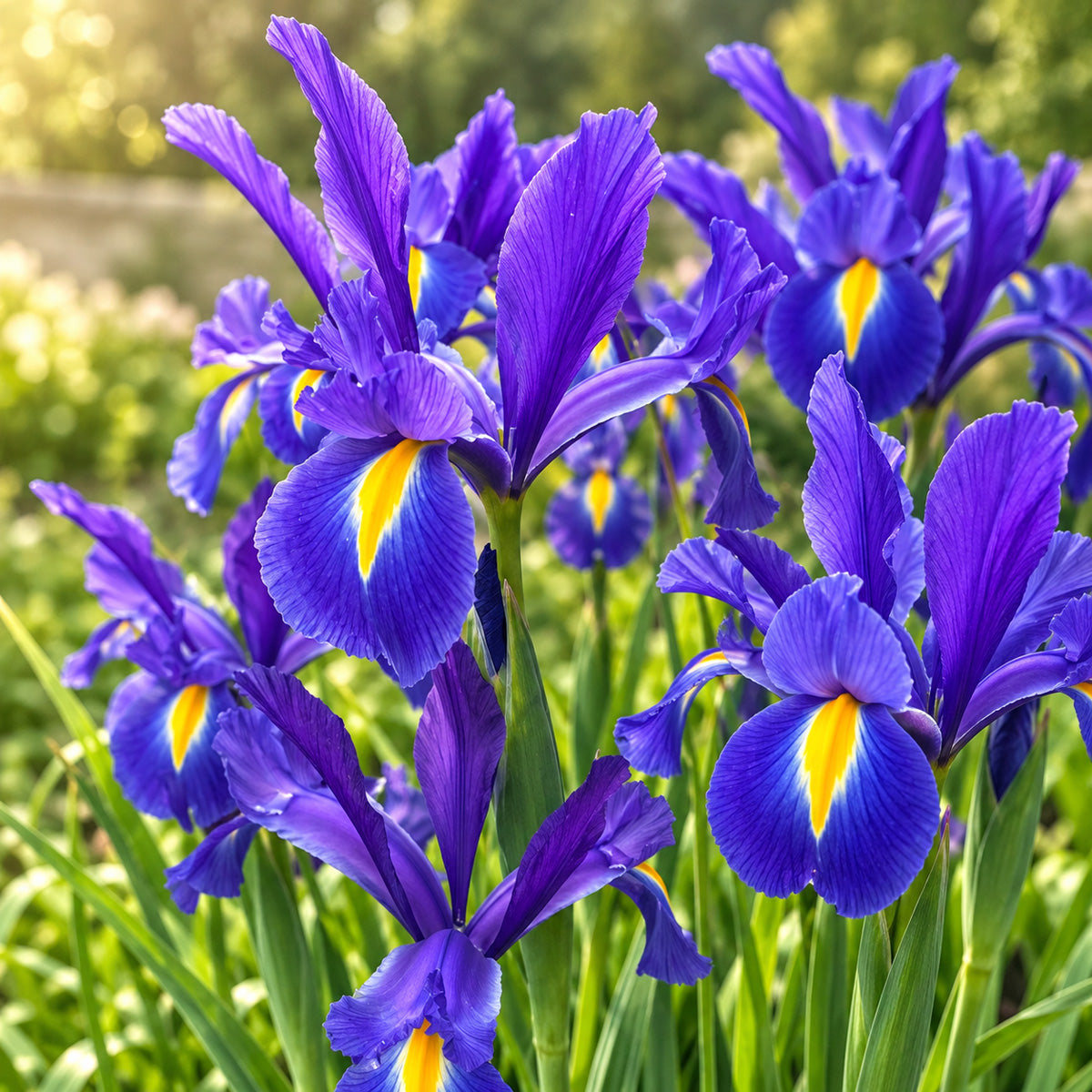 Dutch Iris Professor Blauw