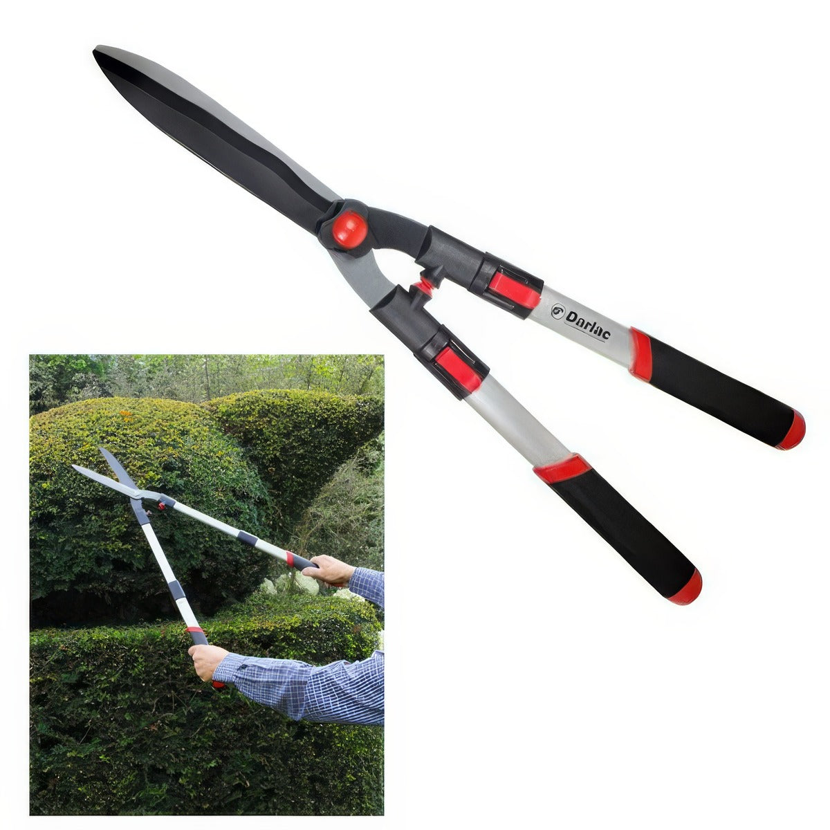 Darlac Tools Telescopic Hedge Shear Dp810 Accdarths - Garden Express Australia