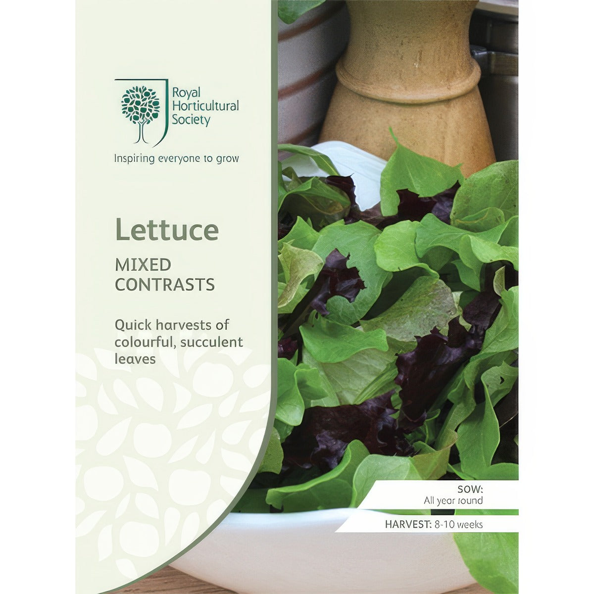 Seed Rhs Lettuce Mixed Contrasts Seerhslmc - Garden Express Australia