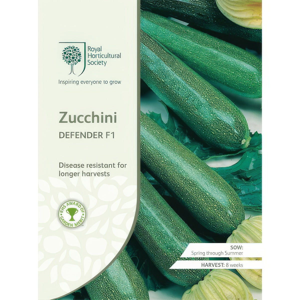 Seed Rhs Zucchini Defender F1 Seerhszdf - Garden Express Australia