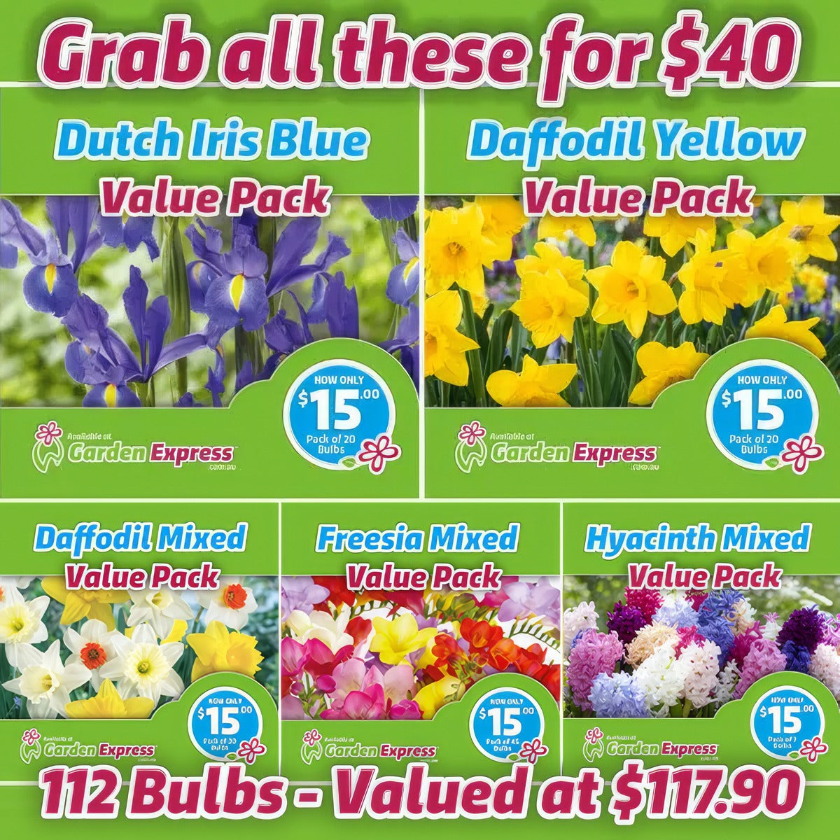 Value Pack Bundle Product 2026 - Garden Express Australia