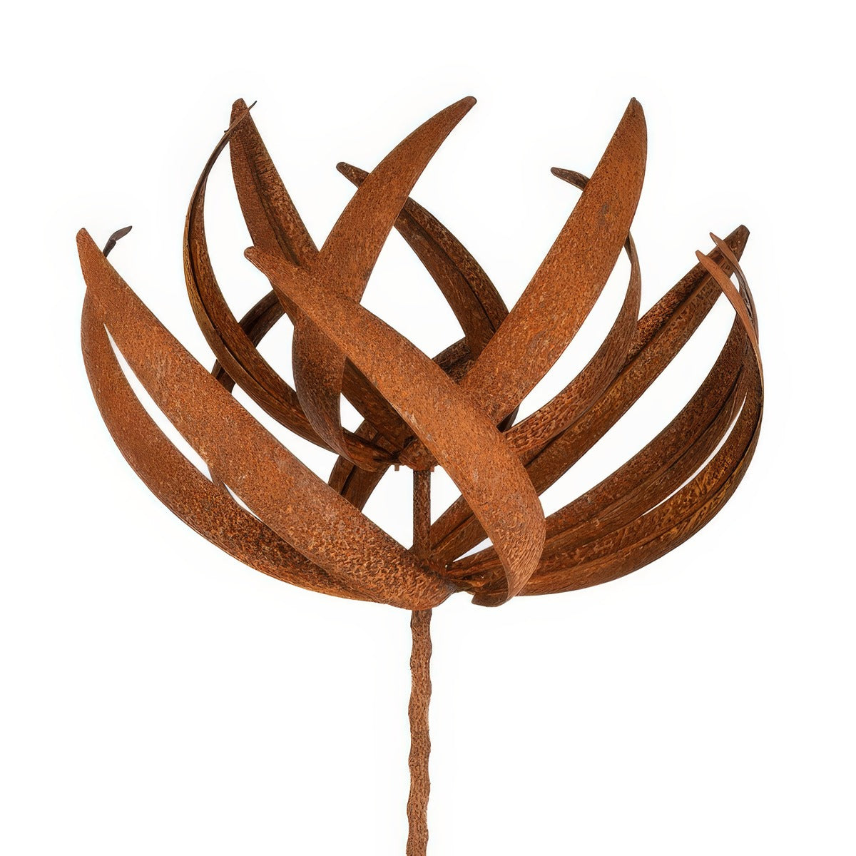 Wind Spinner Lotus Rust - Garden Express Australia