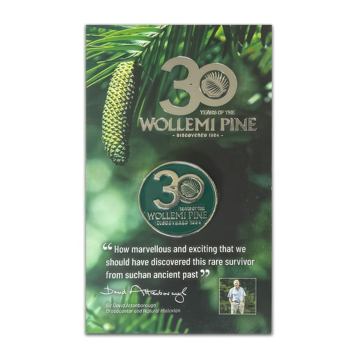 Wollemi Ccommemorative Pin 30years - Garden Express Australia