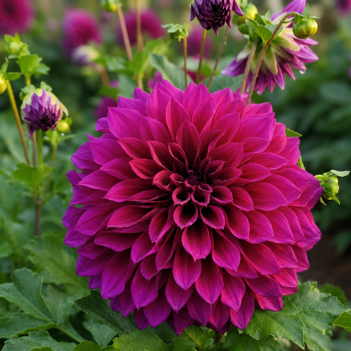 Dahlia Blue Edge