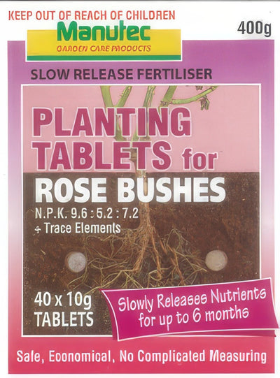 Manutec Rose Planting Tablets Accmanptr - Garden Express Australia