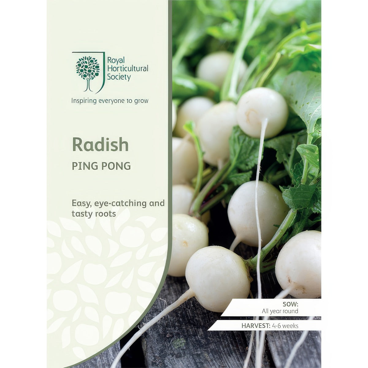 Seed Rhs Radish Ping Pong Seerhsrpp - Garden Express Australia