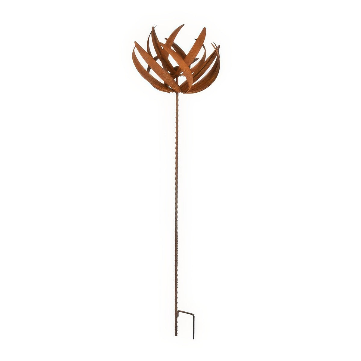 Wind Spinner Lotus – Rust 1 - Garden Express Australia