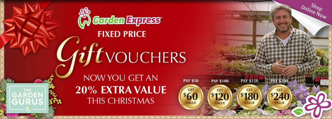 Fixed Price Gift Vouchers - Garden Express Australia