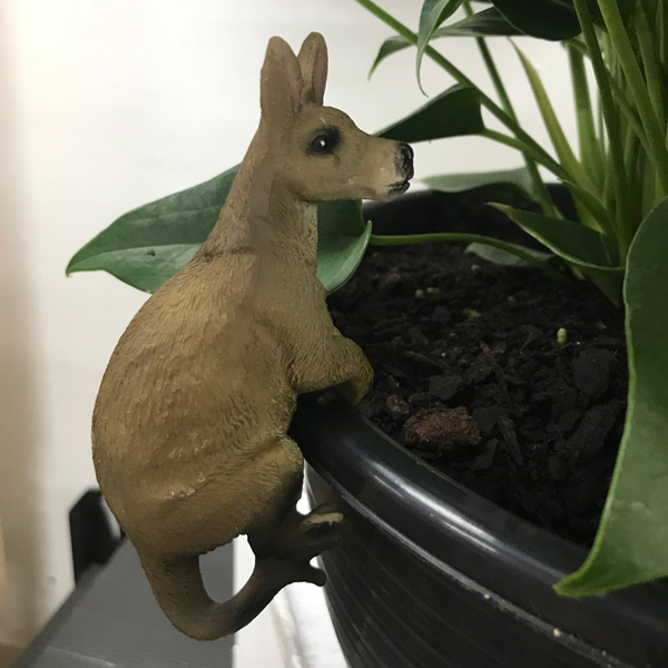 Aussie Animals Pot Sitter- Kangaroo