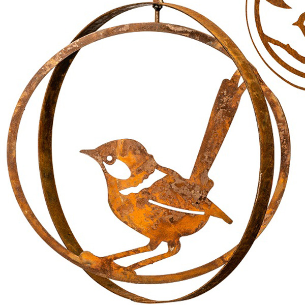 Rusted Ring- Wren On Twig