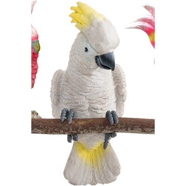 Aussie Birds Pot Sitter- Cockatoo White