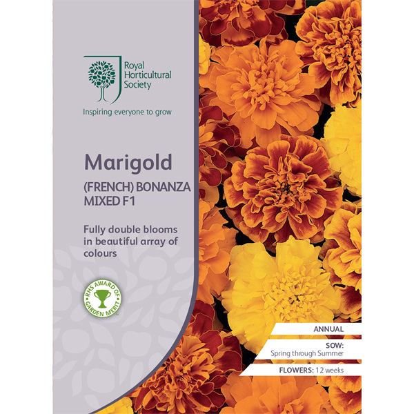 Seed –  Rhs Marigold (french) Bonanza Mixed