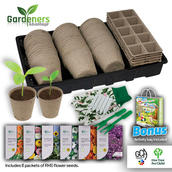 Flower Seed Starter Kit With Bonus Activity Bag