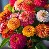 Zinnia Zinderella Mixed Colzinzin - Garden Express Australia